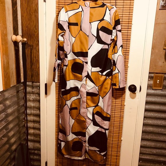 Zanzea Retro Print Maxi Dress w/ Pockets NWT - Picture 11 of 14